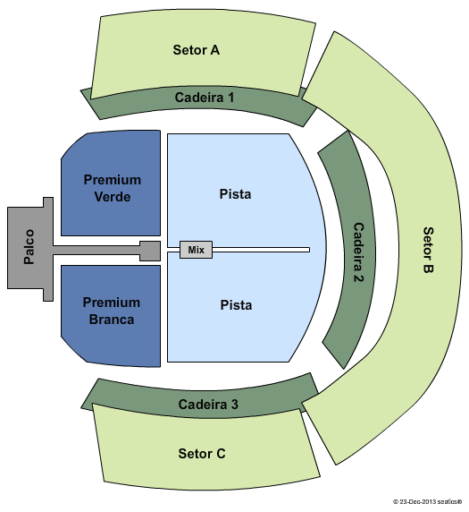 Estadio do Morumbi One Direction Seating Chart