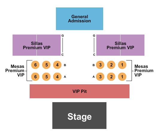 Mosaic Arena Endstage Seating Chart