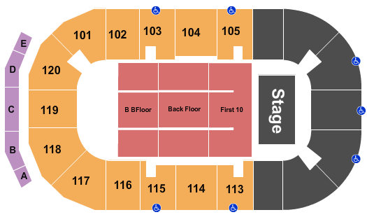 Moose Jaw Events Centre Endstage 2 Seating Chart