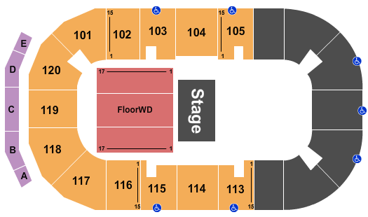 Temple Garden Centre Next Event Seating Chart