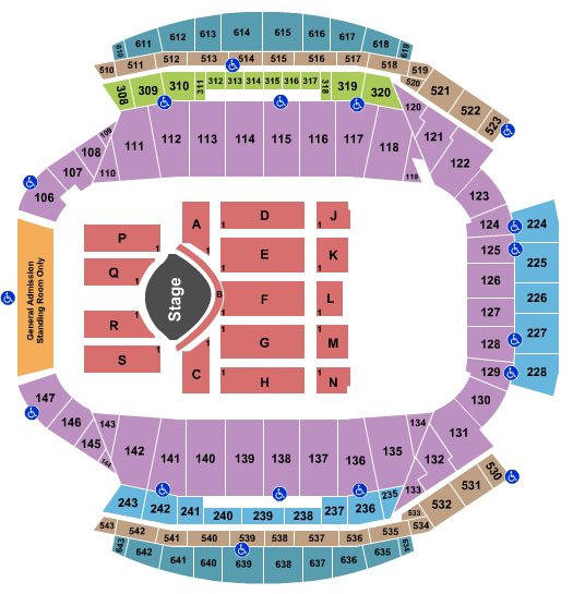 Taylor Field Seating Chart