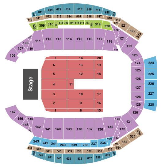 Mosaic Stadium At Taylor Field The Eagles Seating Chart