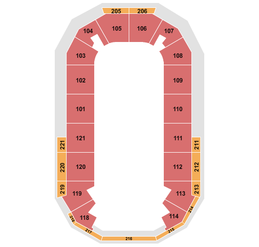 Hero Arena At Mountain America Center Performance Area Seating Chart