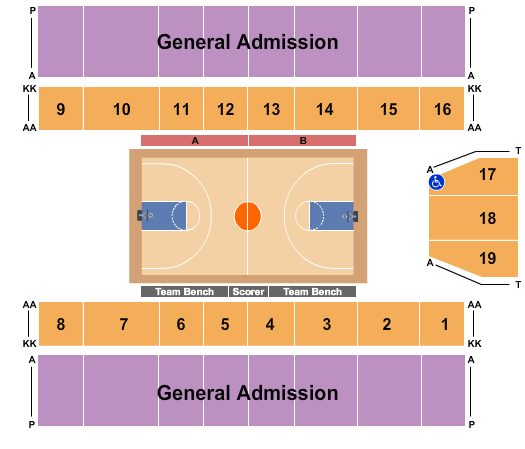 Marshall Health Network Arena Basketball 2 Seating Chart