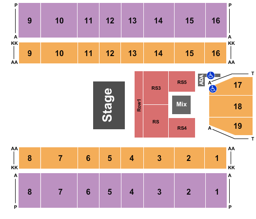 Marshall Health Network Arena Crowder Seating Chart