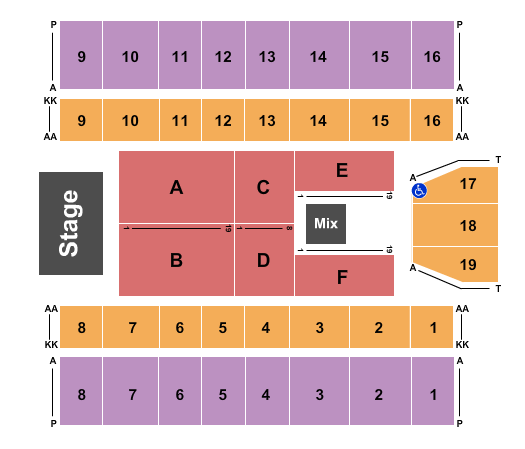 Marshall Health Network Arena Crowder 2 Seating Chart