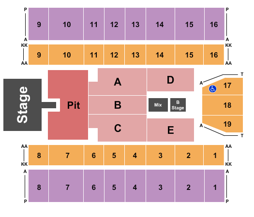 Marshall Health Network Arena Next Event Seating Chart