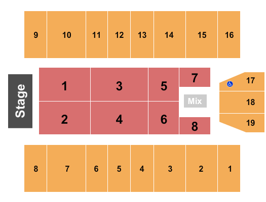 Marshall Health Network Arena Jeff Dunham Seating Chart