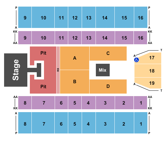 Marshall Health Network Arena Seating Chart