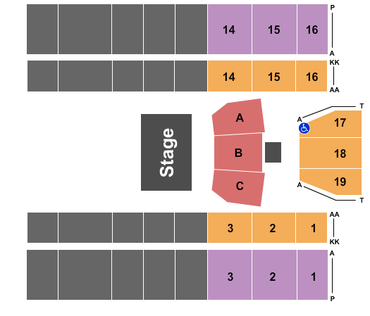 Marshall Health Network Arena Sesame Street Seating Chart