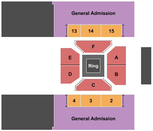 Marshall Health Network Arena Toughman Seating Chart