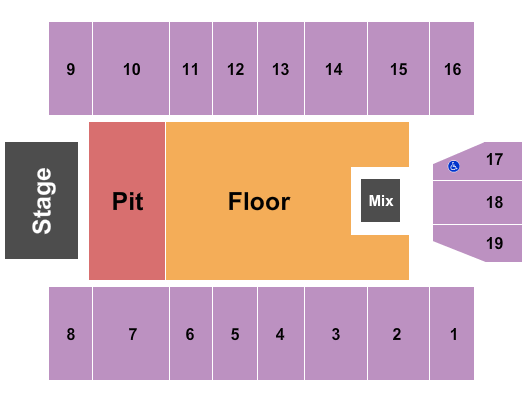 Marshall Health Network Arena Walker Hayes Seating Chart