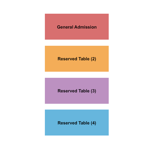 Moxi Theater GA/Tables Seating Chart