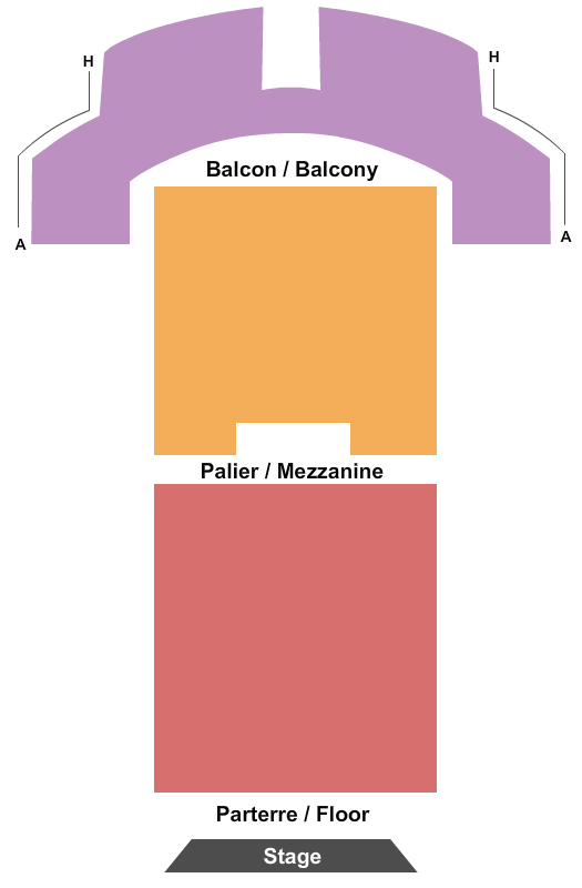 MTelus End Stage GA 2 Seating Chart