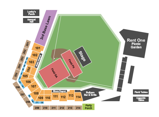 Marion Stadium Seating Chart