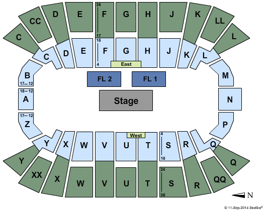 Mullins Center Cirque Dreams Seating Chart