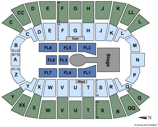 Mullins Center Cirque MJ Seating Chart