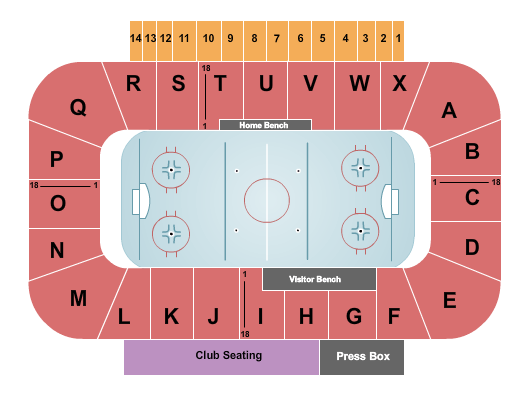 Munn Ice Arena Hockey Seating Chart