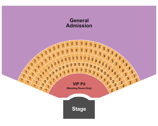 Murrieta Town Square Amphitheater Endstage VIP Pit Seating Chart
