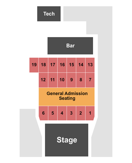 Music Farm - Charleston GA & Tables Seating Chart