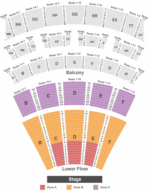 Music Hall At Fair Park Orchestra Int Zone Seating Chart