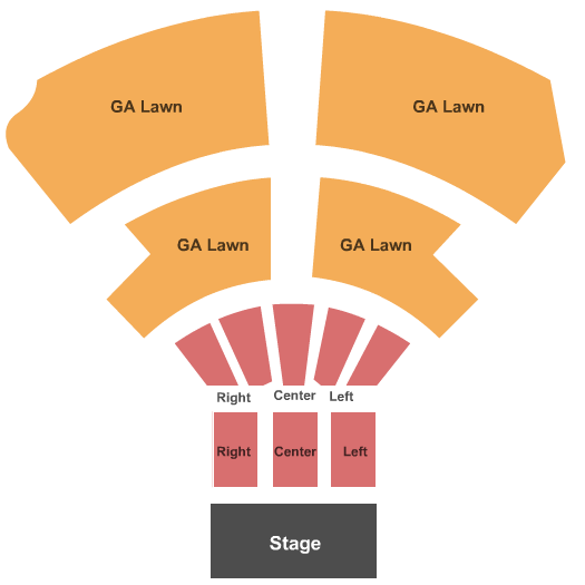 Mystic Lake Amphitheatre End Stage GA Seating Chart