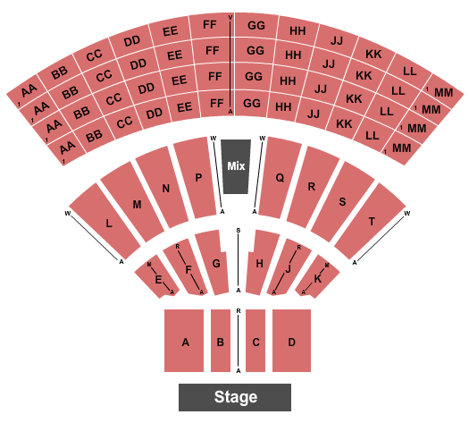 Mystic Lake Amphitheatre Endstage 2 Seating Chart