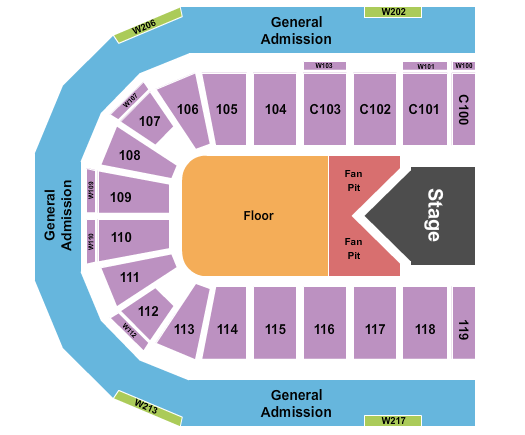 NOW Arena Aleksandra Prijovic Seating Chart