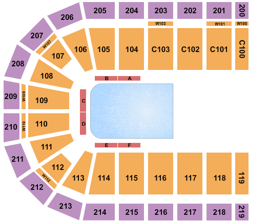 NOW Arena Crystal Seating Chart