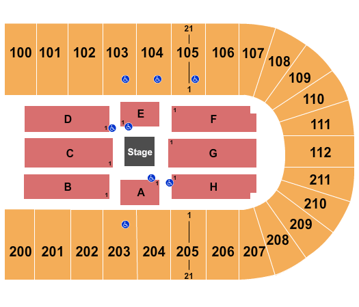 Nate Bargatze NRG Arena Seating Chart