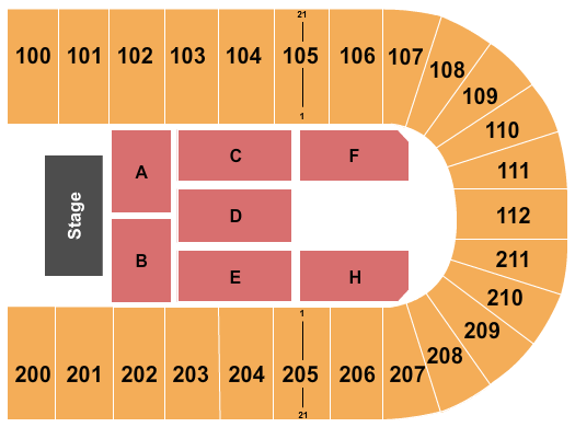 NRG Arena Endstage 3 Seating Chart