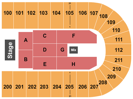 NRG Arena Endstage 4 Seating Chart