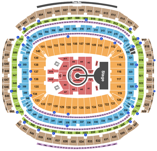 NRG Stadium Beyonce 2 Seating Chart