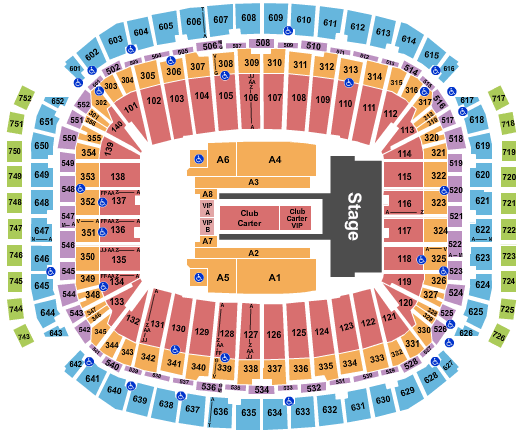 NRG Stadium Jay Z & Beyonce Seating Chart