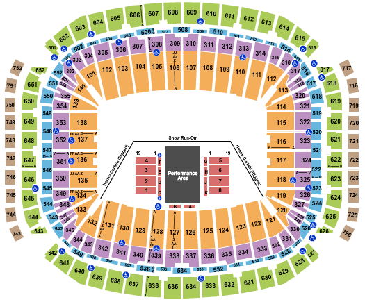 NRG Stadium Marvel Seating Chart