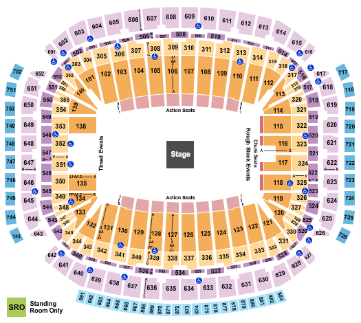 NRG Stadium Seating Chart & Maps Houston