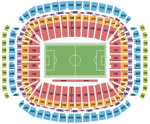 NRG Stadium Soccer ICC Seating Chart