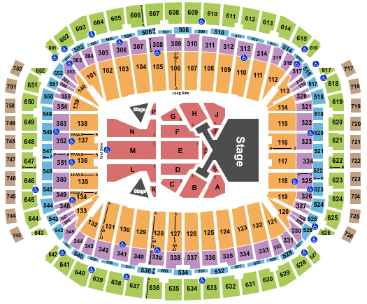 NRG Stadium Taylor Swift Seating Chart