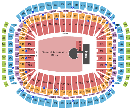 NRG Stadium U2 Seating Chart