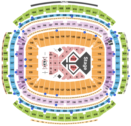 NRG Stadium Seating Chart
