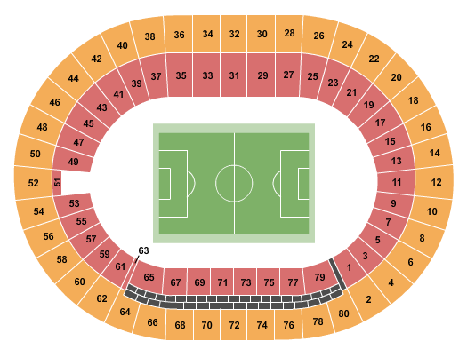 NSC Olympiyskiy Stadium - Kyiv Soccer Seating Chart
