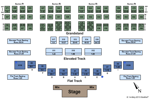 NY State Fair Reba McIntyre Seating Chart