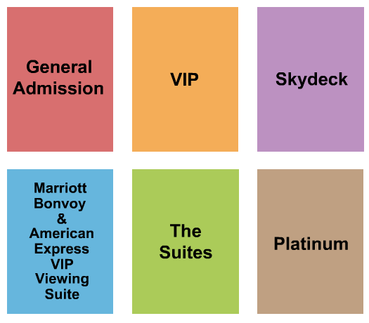 Napa Valley Expo Seating Map