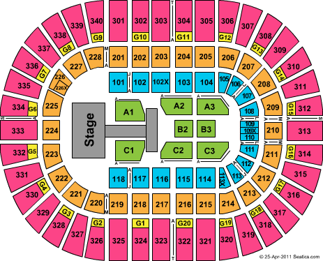 Nassau Veterans Memorial Coliseum American Bash Seating Chart