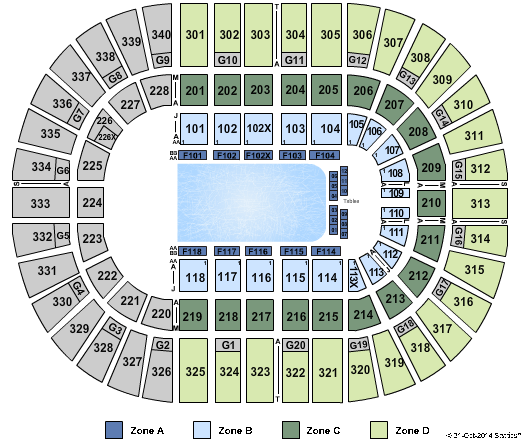 Nassau Veterans Memorial Coliseum Disney On Ice Int Zone Seating Chart