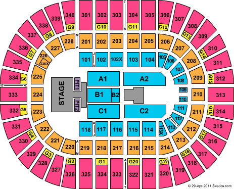 Nassau Veterans Memorial Coliseum Glee Seating Chart
