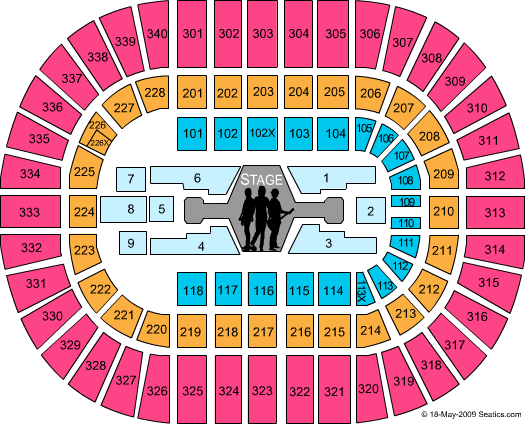 Nassau Veterans Memorial Coliseum Jonas Brothers Seating Chart