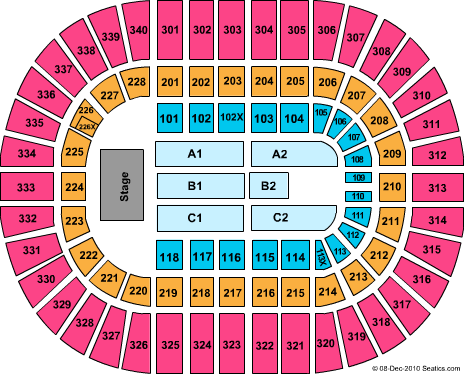 Nassau Veterans Memorial Coliseum TSO Seating Chart