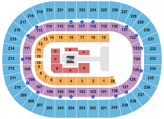 Nassau Veterans Memorial Coliseum AWE Seating Chart