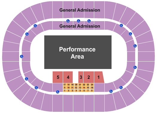 Nassau Veterans Memorial Coliseum All GA Seating Chart